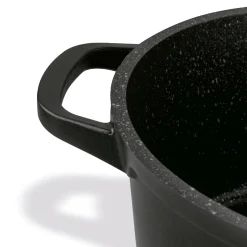 Zestaw garnków na indukcję marmurowych Starke Pro Ochre 6 elementów