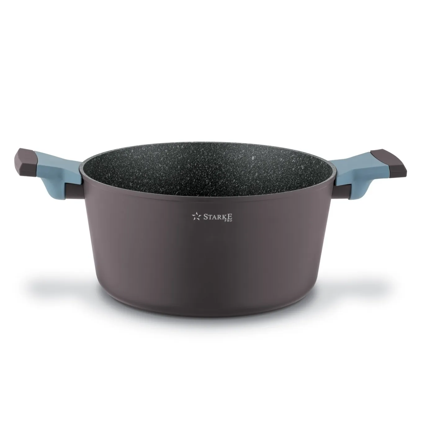 Zestaw garnków na indukcję marmurowych Starke Pro Luxury Grey II 8 elementów