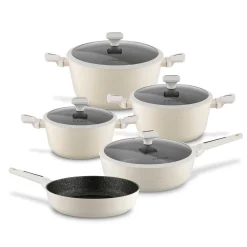Zestaw garnków na indukcję non-stick Starke Pro Brule 9 elementów