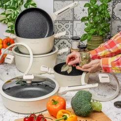 Zestaw garnków na indukcję non-stick Starke Pro Brule 9 elementów