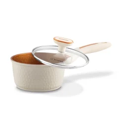 Zestaw garnków na indukcję Starke Pro Texture Creamy 10 elementów