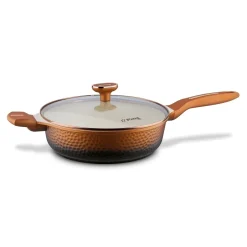 Zestaw garnków na indukcję Starke Pro Texture Copper 10 elementów