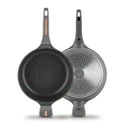 Zestaw garnków na indukcję Starke Pro Texture Grey 10 elementów