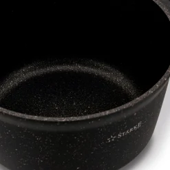 Zestaw garnków na indukcję Starke Pro Starlet Black 10 elementów