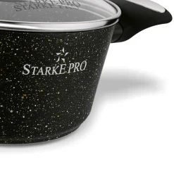 Zestaw garnków na indukcję Starke Pro Strappo Marble 10 elementów