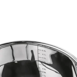 Zestaw garnków nierdzewnych ze składanymi uchwytami pokryw Tadar Nanocook 6 elementów