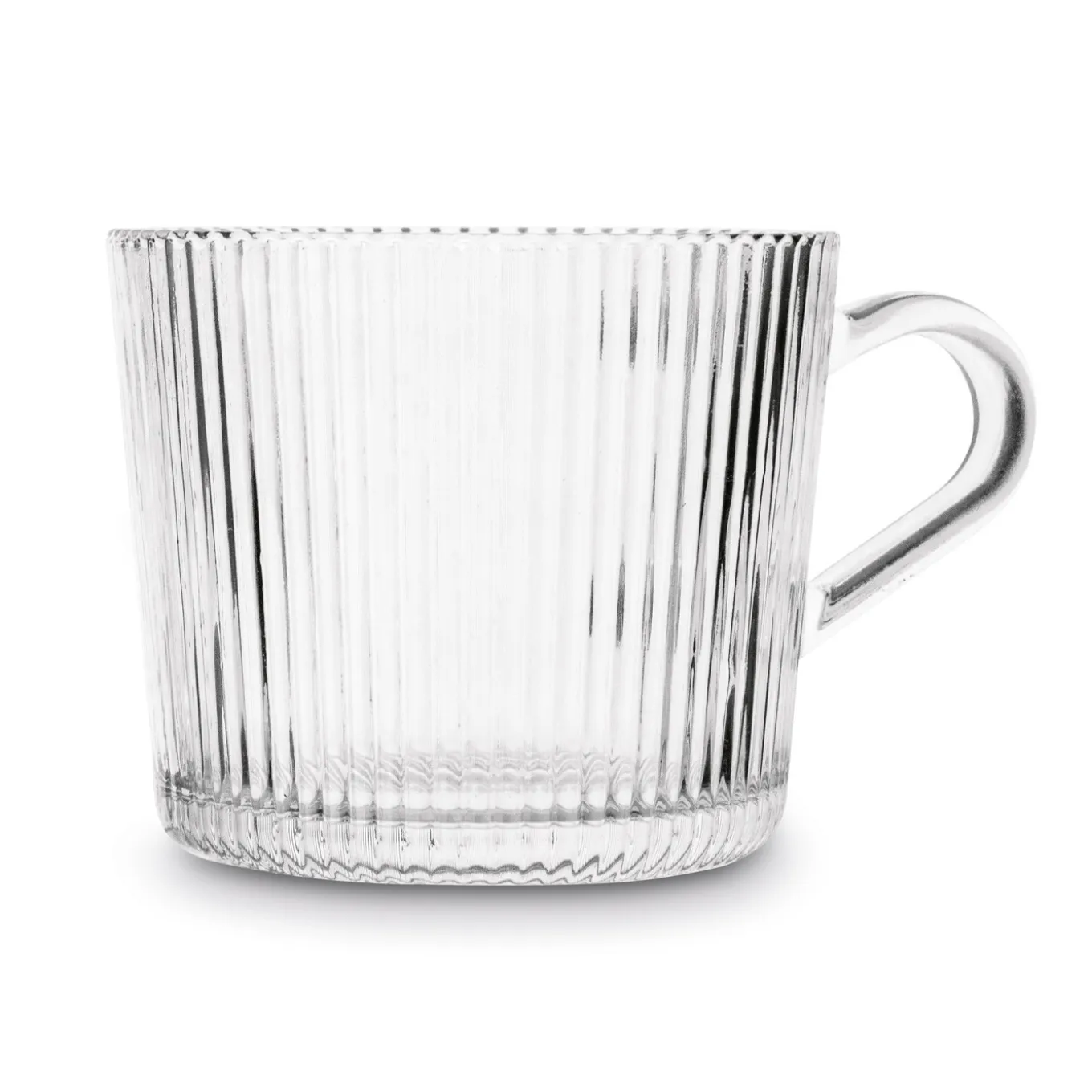Zestaw garnków nierdzewnych z pokrywkami Starke Pro Sante 8 elementów i komplet 6 szklanek Sue 400 ml z podkładkami