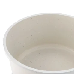 Zestaw garnków Starke Pro Compacti Cream 9 elementów odpinany uchwyt