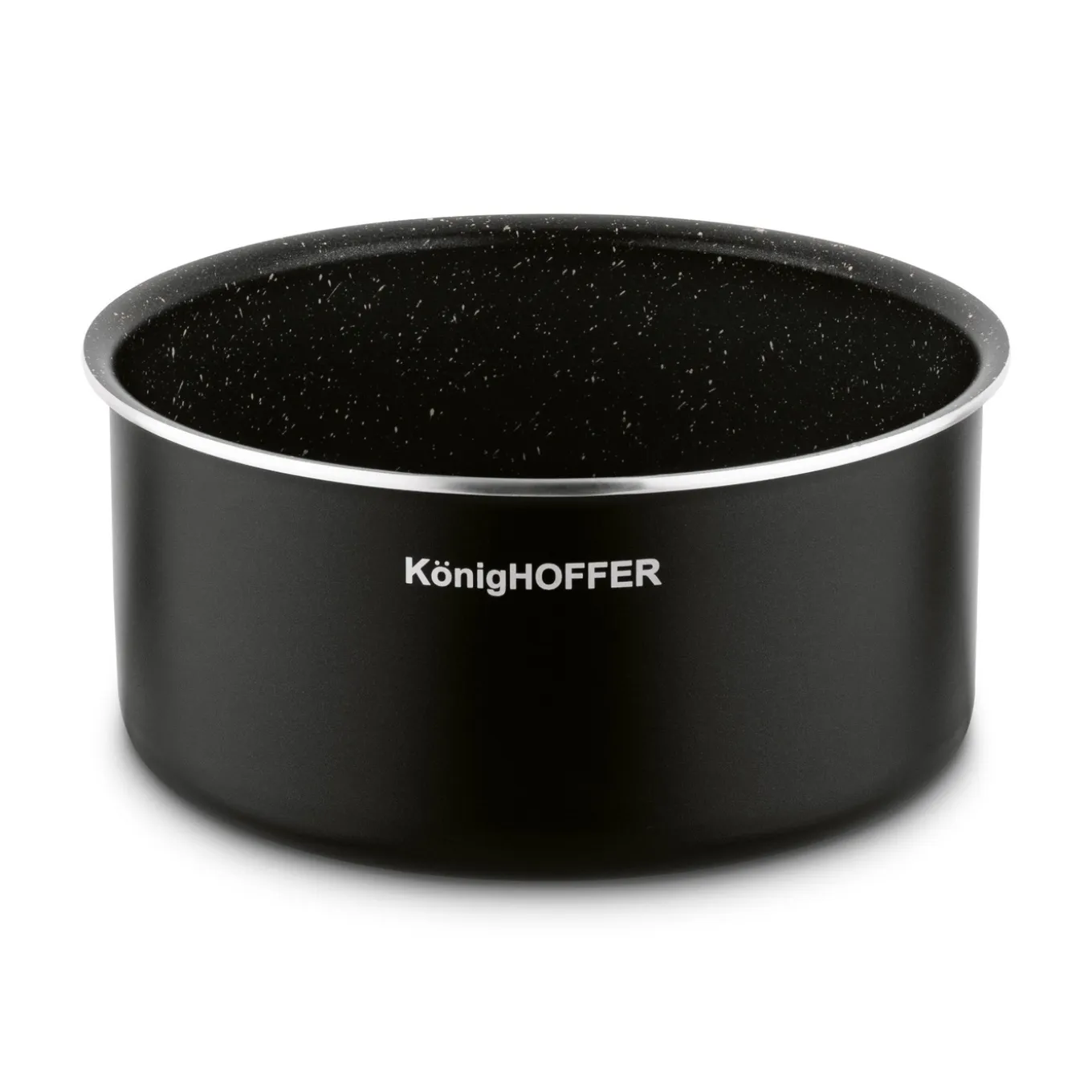 Zestaw garnków z odpinaną rączką Konighoffer Spinel Black 4 elementy indukcja