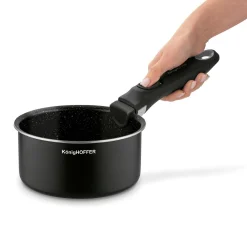 Zestaw garnków z odpinaną rączką Konighoffer Spinel Black 4 elementy indukcja