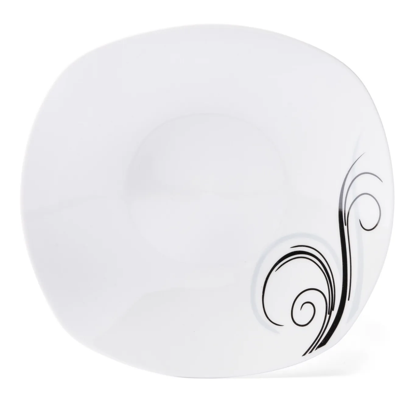 Zestaw kwadratowych talerzy porcelanowych Tadar Dolce Vita 18 elementów