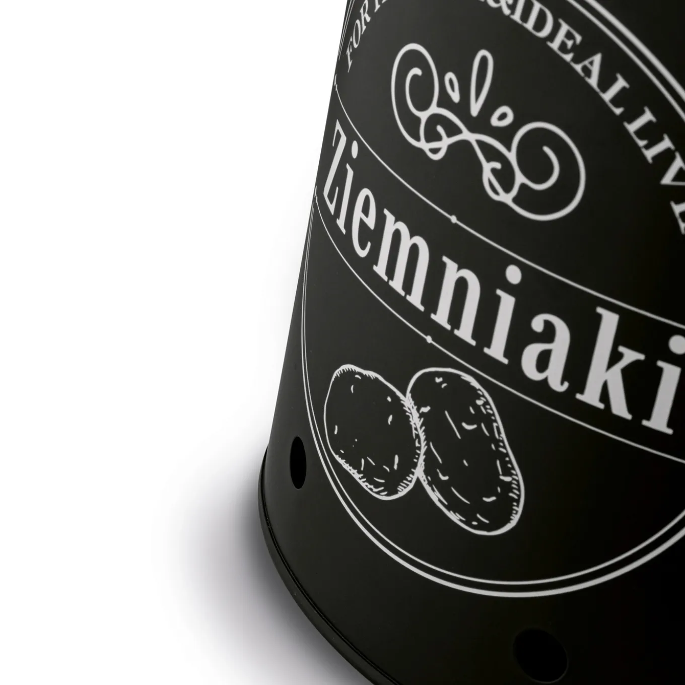 Zestaw 3 metalowych pojemników kuchennych Tadar Ziemniaki Cebula Czosnek