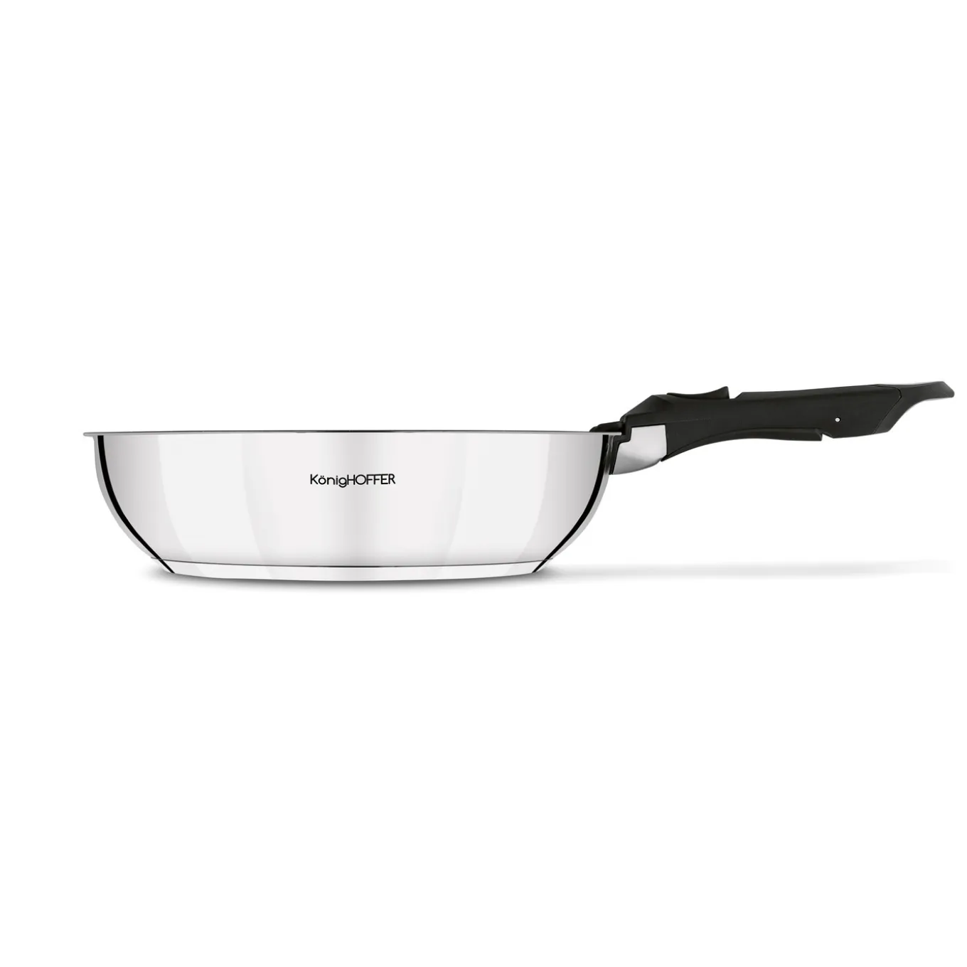 Zestaw 3 patelni głębokich z odpinaną rączką Konighoffer Colate 20 cm 24 cm 28 cm