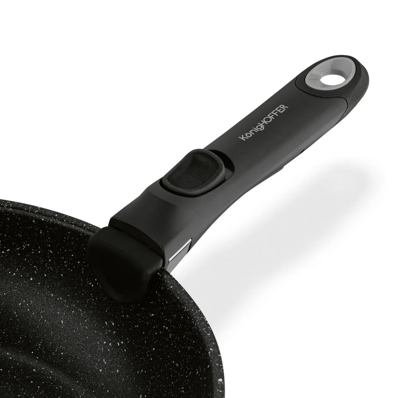 Zestaw 3 patelni głębokich z odpinaną rączką Konighoffer Colate 20 cm 24 cm 28 cm