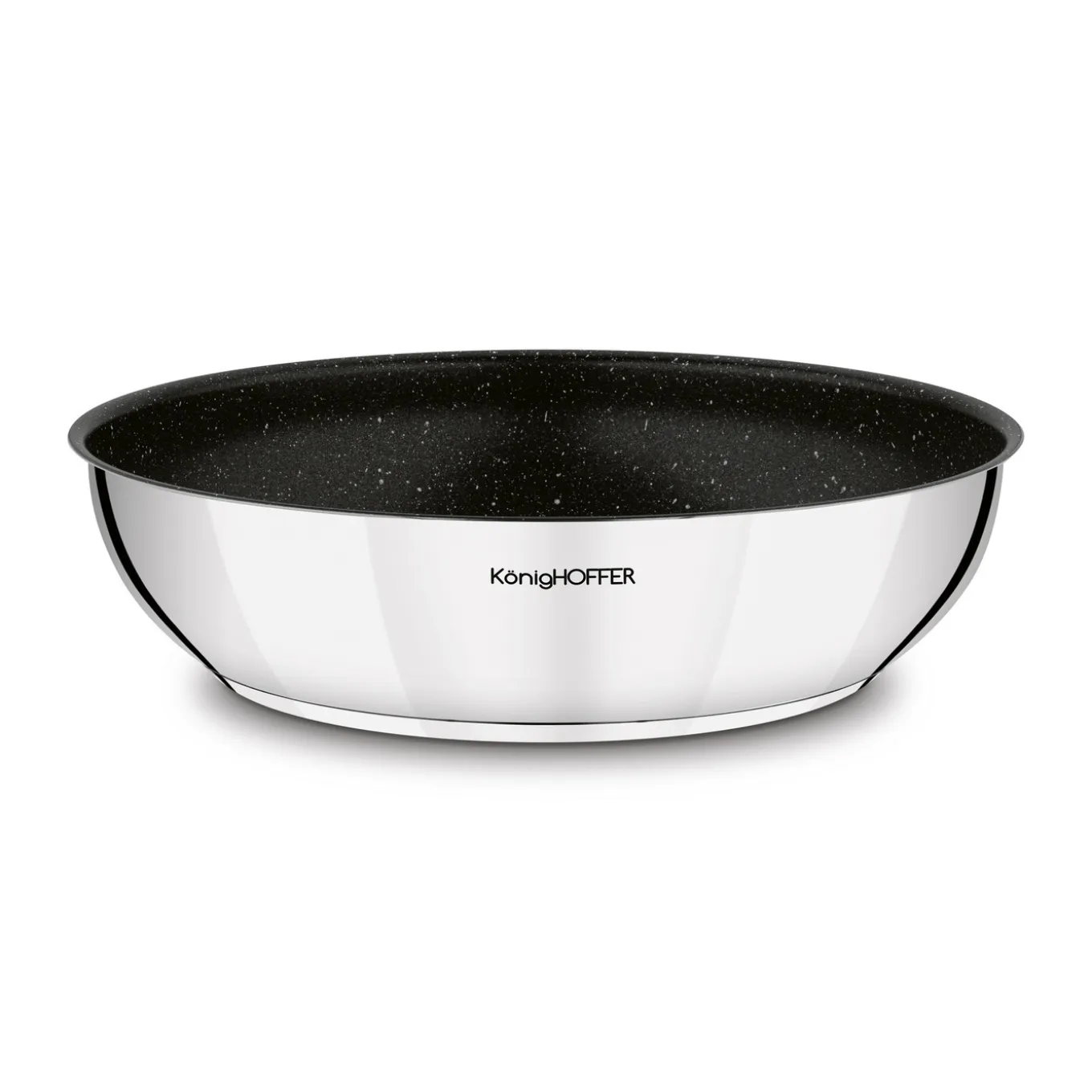 Zestaw 3 patelni głębokich z odpinaną rączką Konighoffer Colate 20 cm 24 cm 28 cm