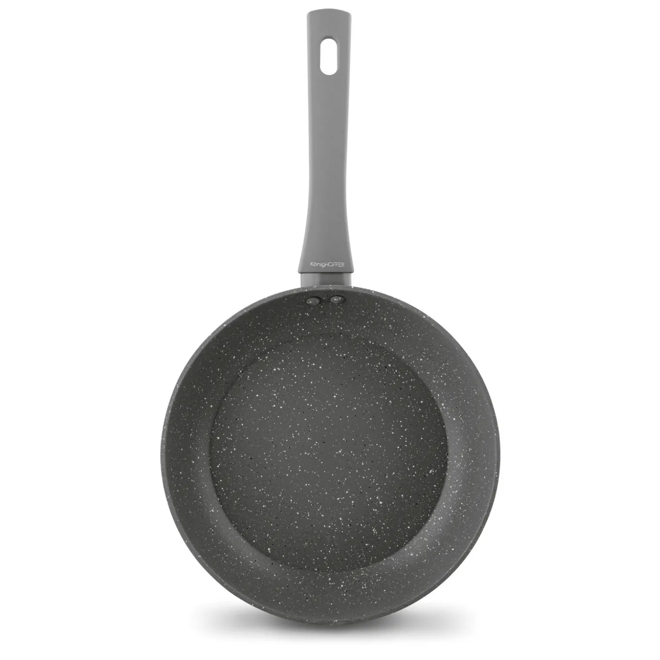 Zestaw 3 patelni marmurowych na indukcję Konighoffer Greys Marble 20/24/28 cm
