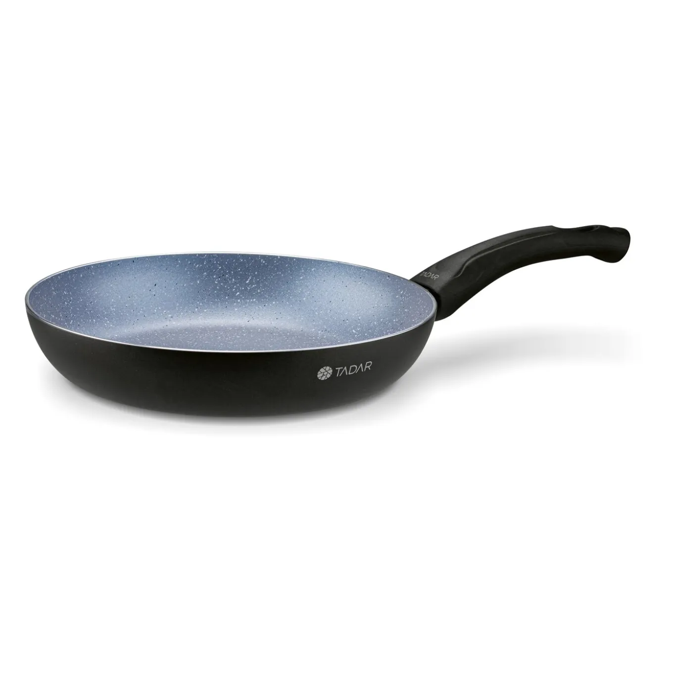Zestaw 3 patelni marmurowych Tadar Roca 20 cm 24 cm 28 cm bez indukcji i 5 miarek