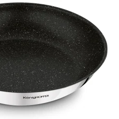 Zestaw 3 patelni z odpinaną rączką Konighoffer Colate 20 cm 24 cm 28 cm