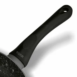 Zestaw 2 patelni z pokrywkami Tadar Amarantina Grey Marble 24 cm 28 cm i miarki