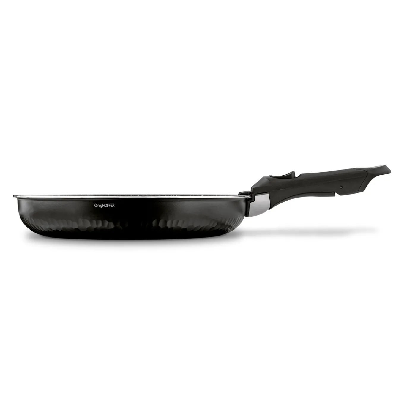 Zestaw 3 patelni z powłoką marmurową i odpinaną rączką Konighoffer Handy 20 cm 24 cm 28 cm