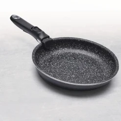Zestaw 3 patelni z powłoką marmurową i odpinaną rączką Konighoffer Handy 20 cm 24 cm 28 cm