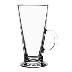 Zestaw 6 szklanek Tadar Caffee Latte 250 ml i 6 złotych łyżeczek koktajlowych