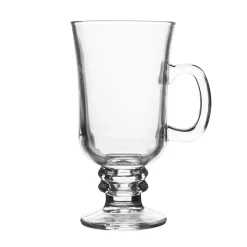 Zestaw 6 szklanek Tadar Irish 240 ml i 6 złotych łyżeczek koktajlowych