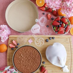 Zestaw 2 tortownic Tadar 24 i 28 cm z powłoką ceramiczną