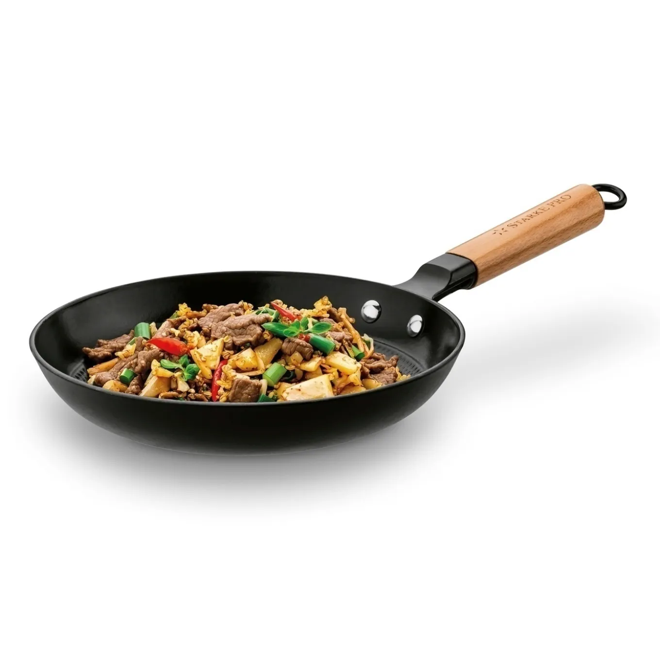 Zestaw trzech patelni żeliwnych Starke Pro Hanoi 20 cm 24 cm 28 cm